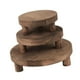 thumbnail image 3 of 3 soportes de madera para plantas, soportes para macetas, rústicos y multifuncionales. Marrón oscuro, 3 of 9