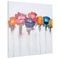 thumbnail image 2 of Yosemite Home Decor FCK8322-1 Jeweled Poppies I Hand Painted Contemporary Artwork, 2 of 8