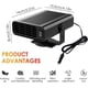 thumbnail image 2 of KAIYANG Calentador y descongelador portátil para automóvil de 12 V y 150 W, 2 en 1, ventilador de calentamiento o enfriamiento rápido, color negro, 24 V, 2 of 5