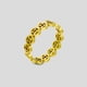 thumbnail image 1 of Anillo de dinero de cobre de la suerte de acero inoxidable, joyería de acero de titanio, moda simple y creativa, 1 of 5