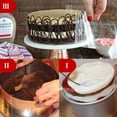 thumbnail image 4 of 2pcsTransparent Roll Cake Edge Foil Transparent Baking Cake Collars DIY Cake Decorations Cake Collars, 4 of 7