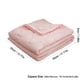 thumbnail image 3 of Edredón fresco de verano | Manta ligera, transpirable de algodón con spandex | 200x150cm | Lavable a máquina | Todo el año para personas que sudan, dormitorios, viajes, regalo | Azul, rosa, gris | 1, 3 of 6