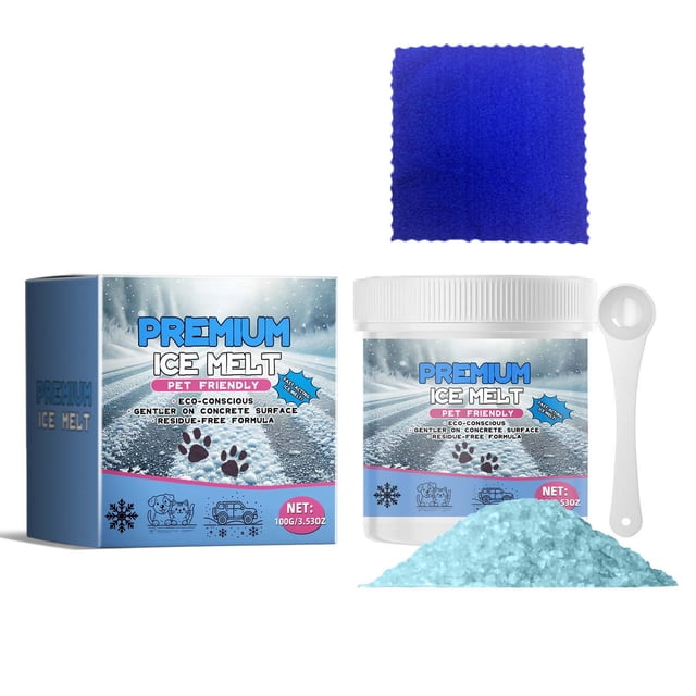 Effectively Melt Ice And Snow While Reducing Potential Impacts The Environment And Vegetation 100G Plastic