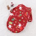 thumbnail image 3 of Ropa cálida para perros Chaqueta con estampado navideño para cachorros Ropa para mascotas de invierno (Rojo L) Tmvgtek Para estrenar, 3 of 9