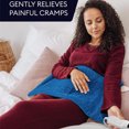 thumbnail image 3 of 33"x17" Heating Pad Portable Heating Pad for Shoulder Neck, 2 Hours Auto Shut-off & 10 Temperatures, Blue, 3 of 7