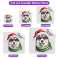 thumbnail image 5 of Hello Winter Alaskan Malamute Frosty Morning Walk Welcome Snowy Christmas Cutout Transfer Sticker Alaska Mal Dog Lovers Gifts Transparent Decal Art Decor - 02018, 5 of 5