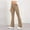 Brown, variant on BUIGTTKLOP Ribbed Flare Yoga Pants for Women High Waisted Bell Bottom Leggings Belly Control Trousers