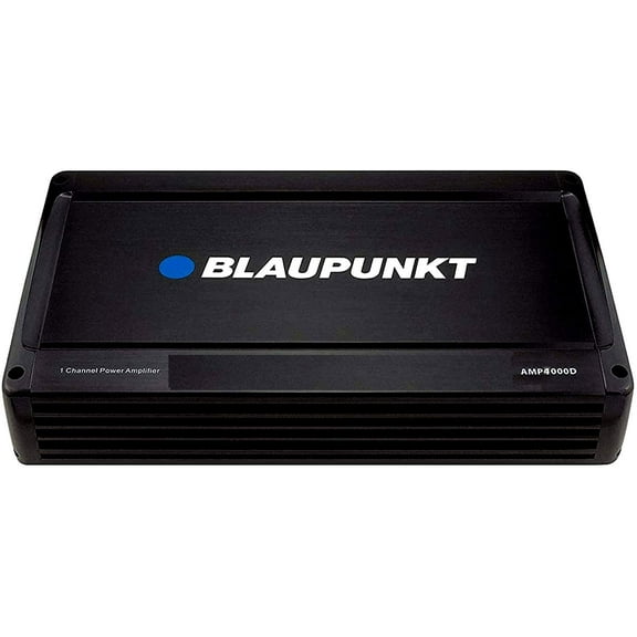 Blaupunkt AMP4000D 4,000-Watt-Max Monoblock Class D Amp with Bass Remote