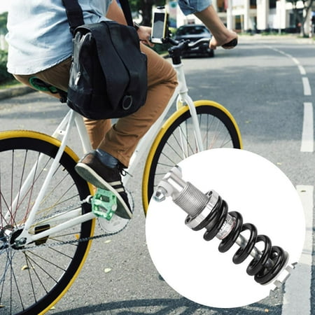 YLSHRF 1 pcs Mountain Bike Metal Rear Suspension Bumper Spring Shock Absorber Bicycle Parts, Bicycle Rear Spring Shock, Spring Shock Absorber
