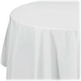 thumbnail image 6 of Genuine Joe® Plastic Round Tablecover, 84", White, 24 Table Cloths (GJO10330CT), 6 of 6