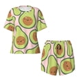thumbnail image 4 of Picia Cute Avocado Pajamas Sets for Women Soft Short-Sleeved Pjs with Lounge Shorts Two Piece Sleepwear-XX-Large, 4 of 9