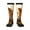 2 Black-1, variant on Pastoral Sunflower Corgi print thigh-high socks, crafted for both men and women with a stretchy, high-opaque design perfect for daily wear