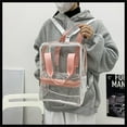 thumbnail image 3 of dajkiuy Clear Backpack Heavy Duty PVC Transparent Backpack Large School Book Bag, 3 of 7