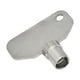 thumbnail image 2 of Llave de barril E3-5-15, llave hueca, llave para RV, autocaravanas, ferretería, baúl de almacenamiento de zinc 3 muescas pequeñas, 2 of 7