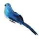 thumbnail image 5 of Figuras de pájaros falsos con plumas, modelo de pájaros con abrazadera, escultura de jardín Azul, 5 of 9