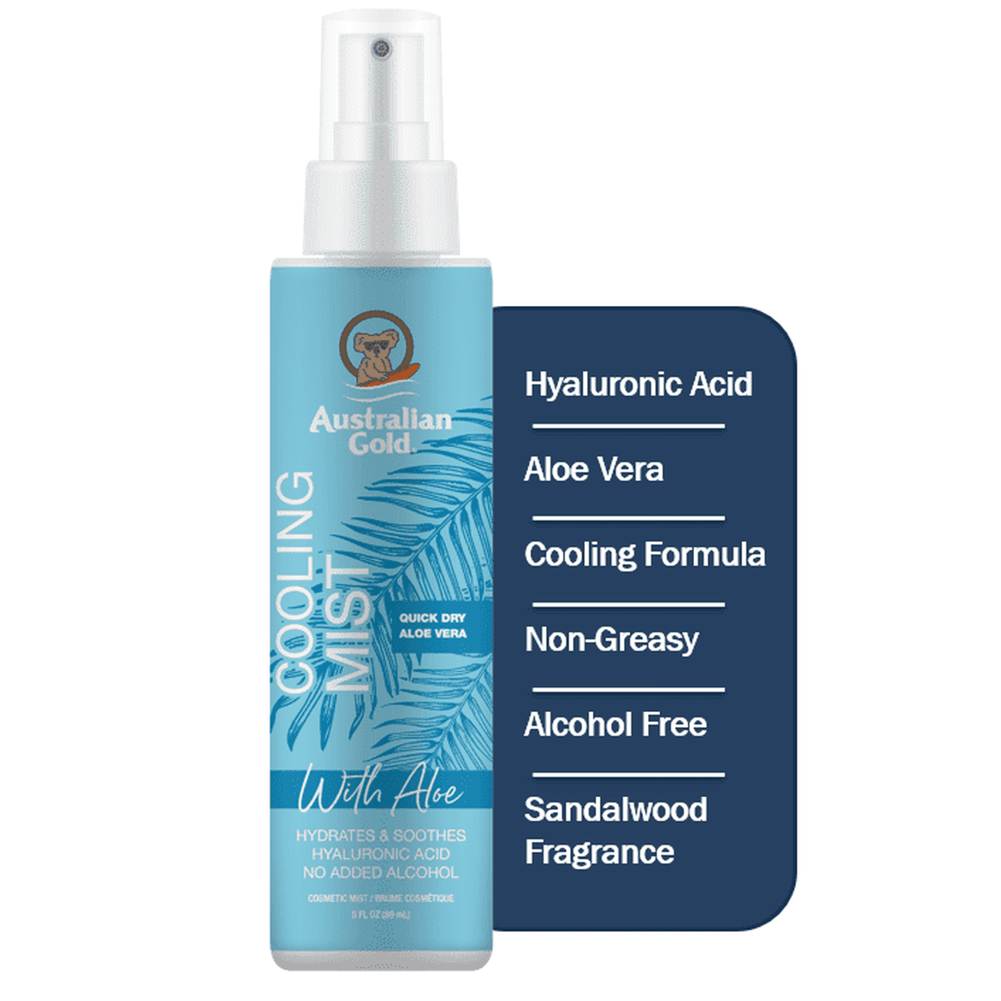 Australian Gold Cooling Mist with Aloe Vera, 5 fl. oz