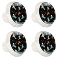 thumbnail image 2 of 4 Pcs Round White Knobs for Kitchen Cabinet Cupboard Dresser Bookcase Halloween Ghost Drawer Pulls Handles Home Decor, 2 of 8