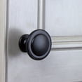 thumbnail image 4 of Manija de puerta de armario cepillada, manija pequeña circular simple y versátil, manija de cabeza de seta de metal de un solo orificio de acero inoxidable, 4 of 5