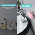 thumbnail image 2 of Graflsoa Magnetic Soap Holder for Bathroom - No Drill Wall-Mounted Soap Storage Rack, Compact and Durable Design for Kitchen & More, Easy Installation on Smooth Surfaces, 2 of 6