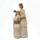 thumbnail image 2 of Matsuzay Escultura de resina familiar de pequeña boda de Navidad estatuilla interior adorno de pie decoración del hogar regalo de aniversario Decoración Matsuzay HA011259-00B, 2 of 6