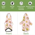 thumbnail image 6 of Honeii Breakfast Print Small Dog Hoodies Pet Hooded Sweatshirts Fall Winter Puppy Cat Sweaters Warm Clothes for Small Dogs Outfits Costume-XX-Large, 6 of 7