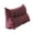 Wine, variant on Triangular Headboard Pillow with Side Pocket, Removable Cover Reading Backrest Cushion for Twin XL Bed, Dorm Room and Sofa Support Pillow(Navy,60x50cm)