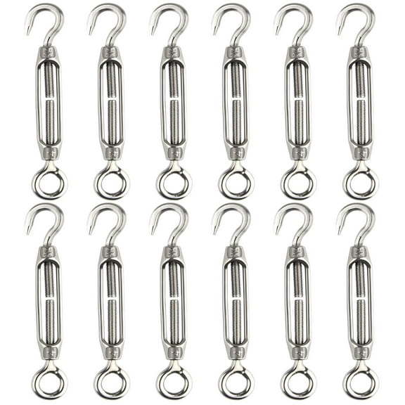 Heavy Duty Stainless Steel Turnbuckle, Adjustable Length Wire Rope Tension Ensuring Easy Install Detach Experience, Durable Material Providing Corrosion Resistance For Wide