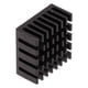 thumbnail image 3 of Paquete Disipadores de Calor de Aluminio Negro para Radiador de Disipador de Calor 20x20x10mm, 3 of 9