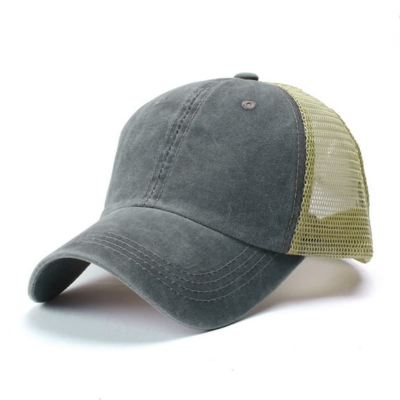 Men Women Casual Strechy Baseball Cap Soft Adjustable Classic Low Profile Cotton Unconstructed Plain Trucker Hat