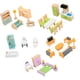 thumbnail image 3 of Juego de Muebles de Madera para Casa de Muñecas, 27 Piezas, Muebles, Juguetes para Sala de Estar, 3 of 9
