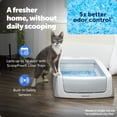 thumbnail image 3 of Open Box PetSafe ScoopFree Crystal Pro Legacy Self-Cleaning Cat Litter Box, Automatic, Not Enclosed, Gray, 3 of 11