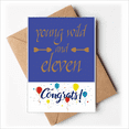 thumbnail image 1 of Eleven Young Numbers Wedding Cards Congratulations Greeting Envelopes, 1 of 3