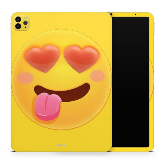 DesignSkinz Heart Eyes V2 Friendly Emoticons Full-Body Skin Decal Wrap Cover for iPad (A1219/A1337)
