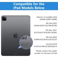 thumbnail image 2 of Funda con teclado BQSS para iPad Air de 13 pulgadas, M3 M2 y iPad Pro de 12,9 pulgadas, 2 of 8