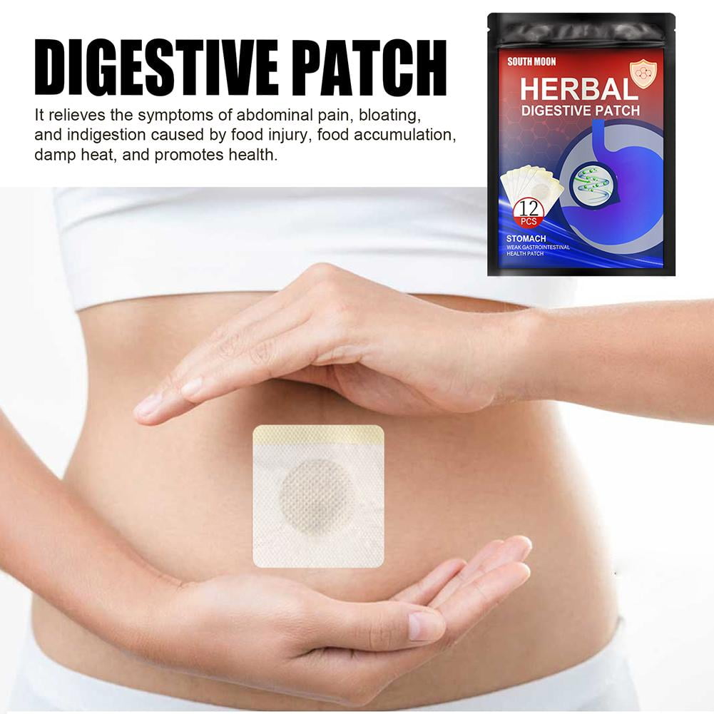 Pinfect 12pcs Digestive Patches Gastric Ulcer Stomach Pain Diarrhea