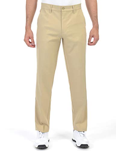 Men's Golf Tapered Pants Plaid Stretch 