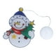 thumbnail image 2 of Lámpara colgante de taza navideña LED BuyWeek lámpara colgante de ventana con forma de muñeco de nieve decoración navideña, 2 of 12