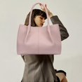 thumbnail image 4 of Bolso de hombro KKXIU de piel vegana rosa para mujer, 4 of 7