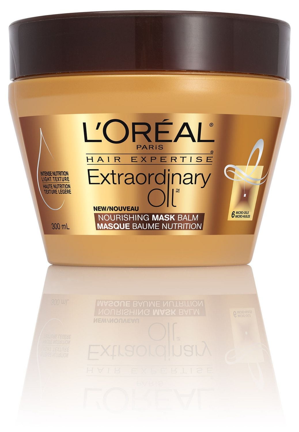 L'Oréal Paris Hair Expertise Extraordinary Oil Hair Mask Balm, With 6 Precious Flower Oils, 300 mL