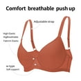 thumbnail image 4 of Women Push Up Bra Everyday Underwear Comfortable Lingerie Bralette with Support Anti-Sag-Size75B/34B, 4 of 5