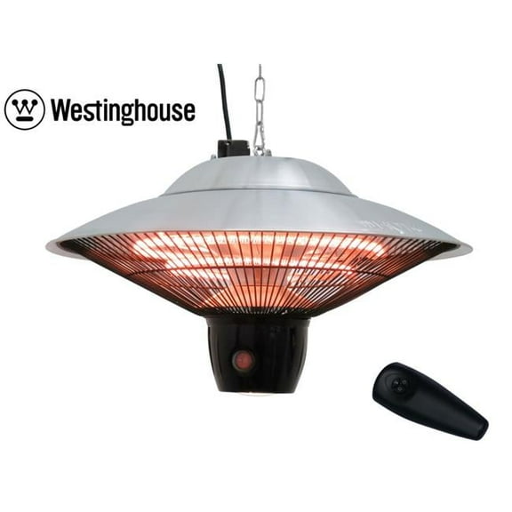 Westinghouse WES31-1544 Westinghouse Infrared Electric Outdoor Heater with LED Light - Hanging with Remote Control