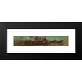 thumbnail image 2 of Hans Makart 18x7 Black Modern Framed Museum Art Print Titled - Draft for the Pageant in 1879 - the Locksmith (1879), 2 of 5