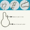 thumbnail image 3 of MesaSe Shower Curtain Rings Hooks  Rust-Resistant Metal Shower Curtain Hooks  100 Pcs Stainless Steel Shower Curtain Rings for Bathroom Shower Curtain Rod, 3 of 6