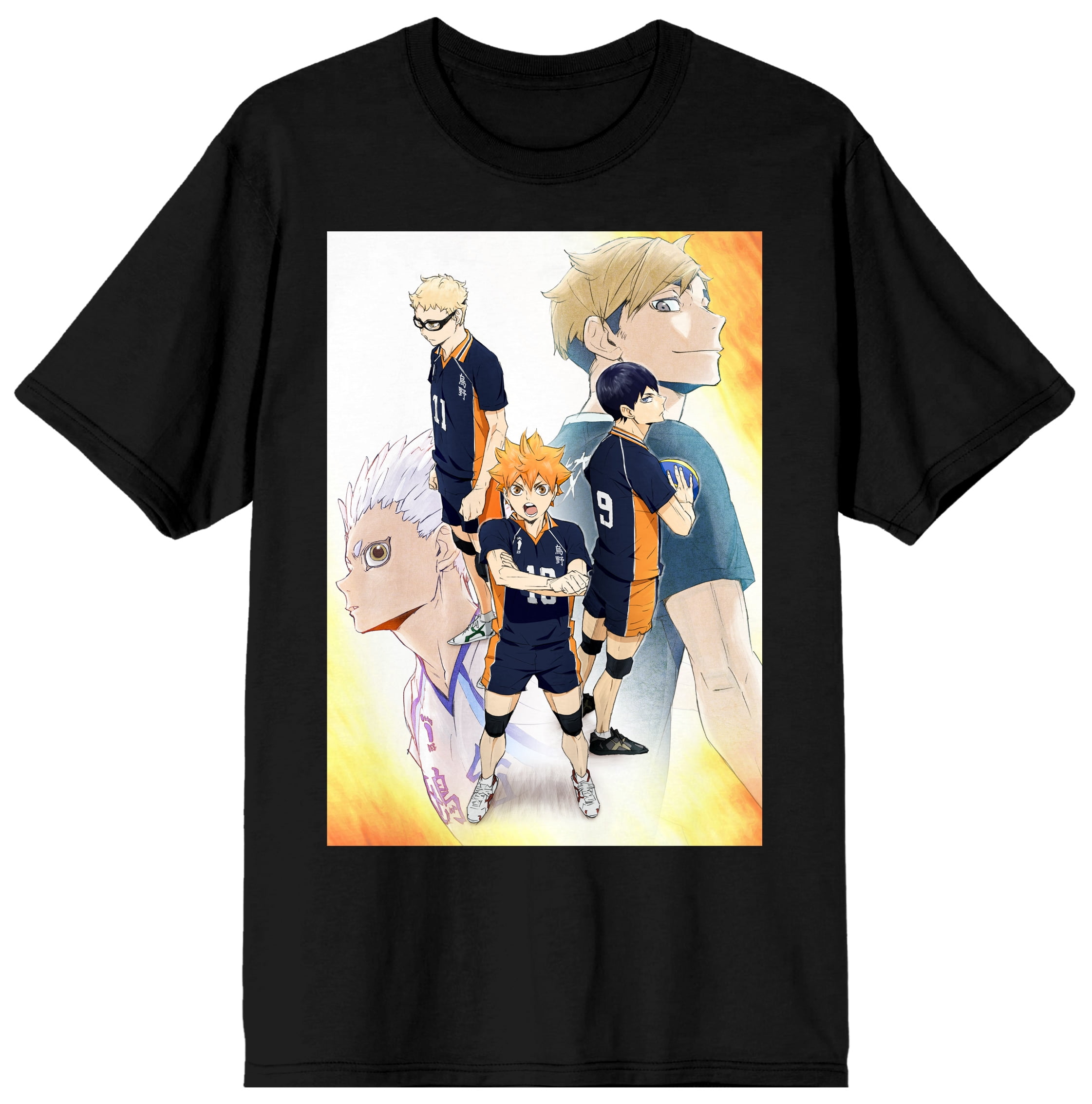 SHOYO VOLLEYBALL TEAM プラクティスシャツ Haikyuu Shoyo Volleyball Team Men's Black T-shirt-Medium - Walmart.ca
