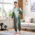 thumbnail image 6 of FORMRS Onesies Pajama for Adults Unisex Hoodie Winter Jumpsuit One Piece Sleepwear, Sizes S-2XL, Green Forest, 6 of 7