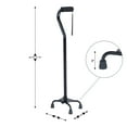 thumbnail image 5 of Flash Furniture HERCULES Adjustable Quad Cane (DCHY7401LBLK), 5 of 15