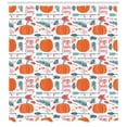 thumbnail image 3 of Autumn Pumpkin Shower Curtain, Cursive Thanksgiving Lettering with Leaves Fruits and Shapes Festive Art, Fabric Bathroom Set with Hooks, 69W X 84L Inches Extra Long, Multicolor, by Ambesonne, 3 of 3