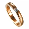 thumbnail image 5 of K-KED Korean Style Stainless Steel Set With Zircon Rings For Couples Size 5-10-6-Gold, 5 of 8