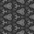 thumbnail image 1 of Ahgly Company Machine Washable Indoor Square Transitional Charcoal Black Area Rugs, 4' Square, 1 of 7