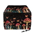 thumbnail image 2 of TSOVTHRID Mushroom Butterfly Print Toaster Dust Cover 4 Slice, Dustproof Microwave Toaster Oven Grill Protector Stain Resistant Kitchen Small Appliance Cover with Top Handle, 2 of 8